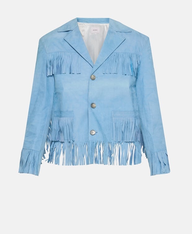 Halfboy Leather jacket Light Blue