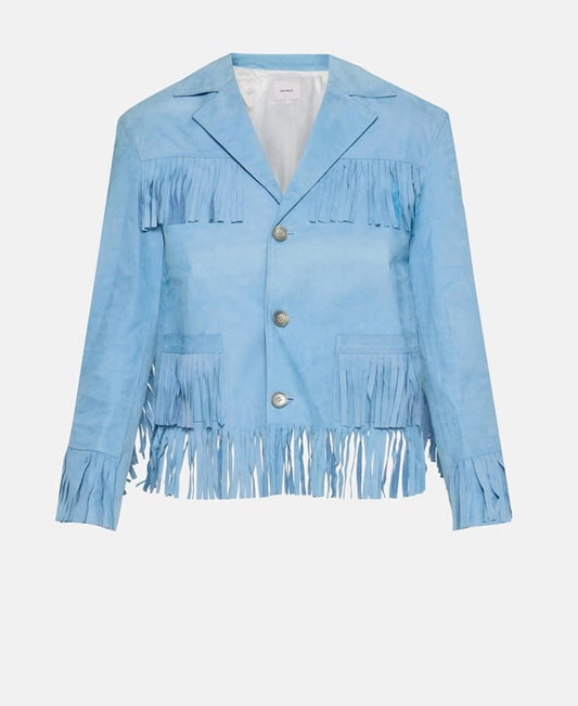 Halfboy Leather jacket Light Blue