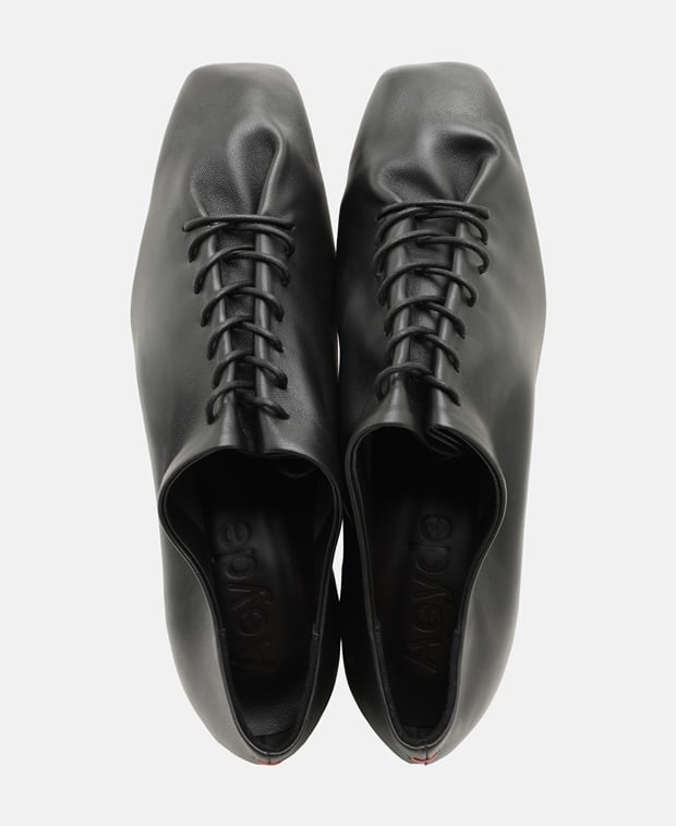 Aeyde Delfina Ballet flats Black