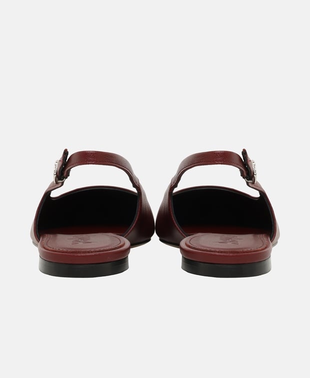 Aeyde Port Slingback ballerina Bordeaux