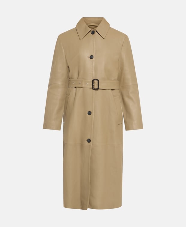 Toteme Leather trench coat