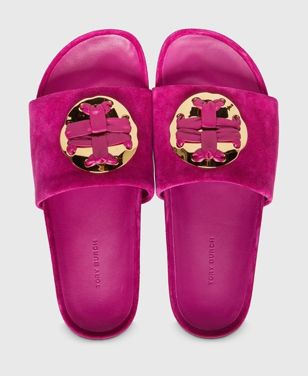 Tory Burch Platform mules Woven Double T Slide