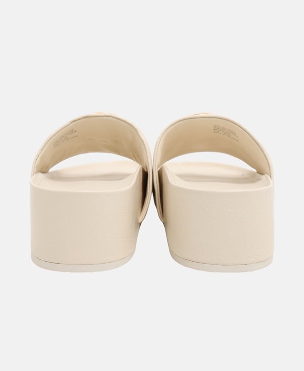 Tory Burch Wedged Mules Ecru