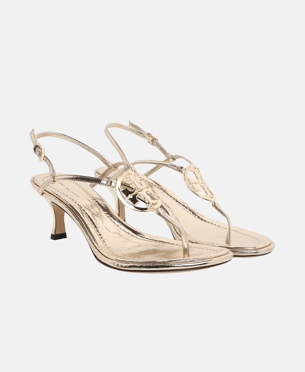 Tory Burch Capri Miller Sandals Gold