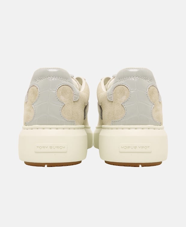 Tory Burch T Monogram Ladybug Sneakers White