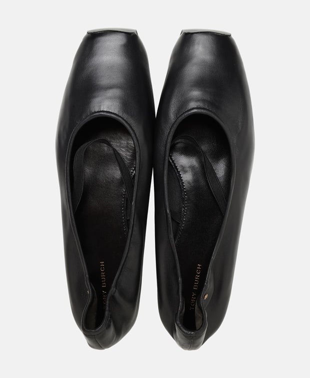 Tory Burch Runway Ballerina flat with straps Black