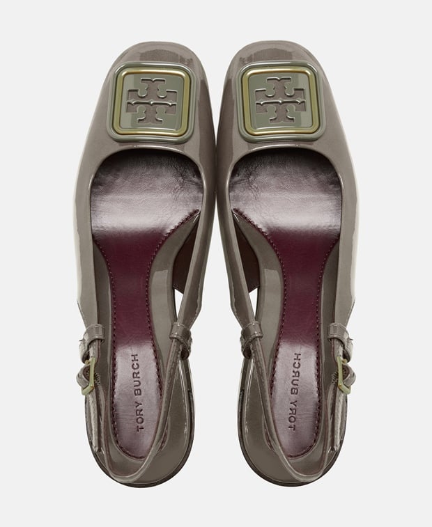 Tory Burch Georgia Slingback pumps Purple