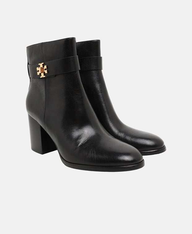 Tory Burch T lock Ankle boots Black