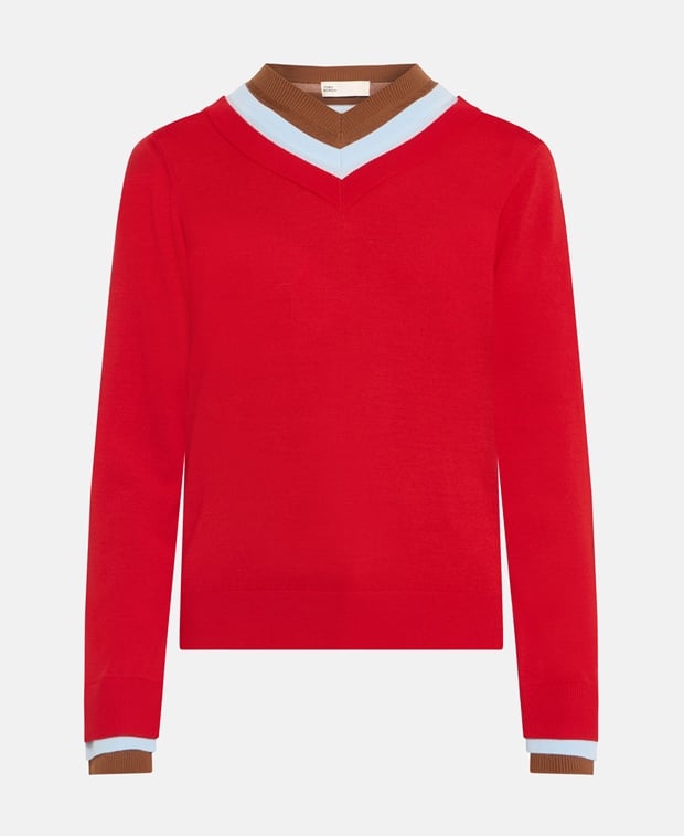 Tory Burch Wool jumper Brick Red