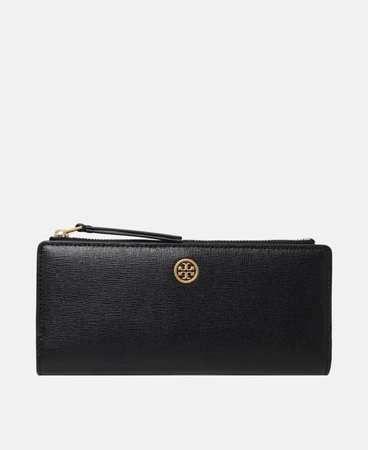 Tory Burch Robinson leather wallet Black