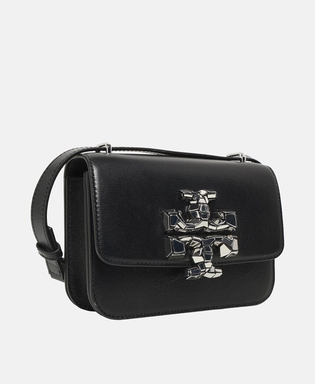 Tory Burch Eleanor Leather cross body bag Black