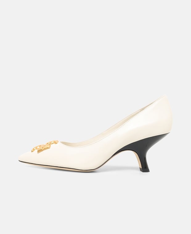 Tory Burch Eleanor Pumps White
