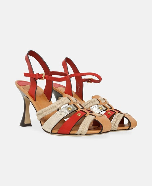 Tory Burch Fishermen Slingback pumps Red