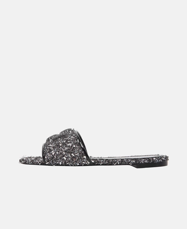 Tory Burch Elenor Pave Mules Black