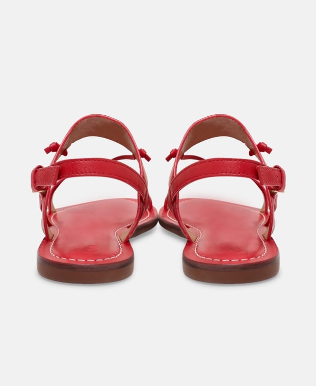 Tory Burch Miller Sandals Cherry Red