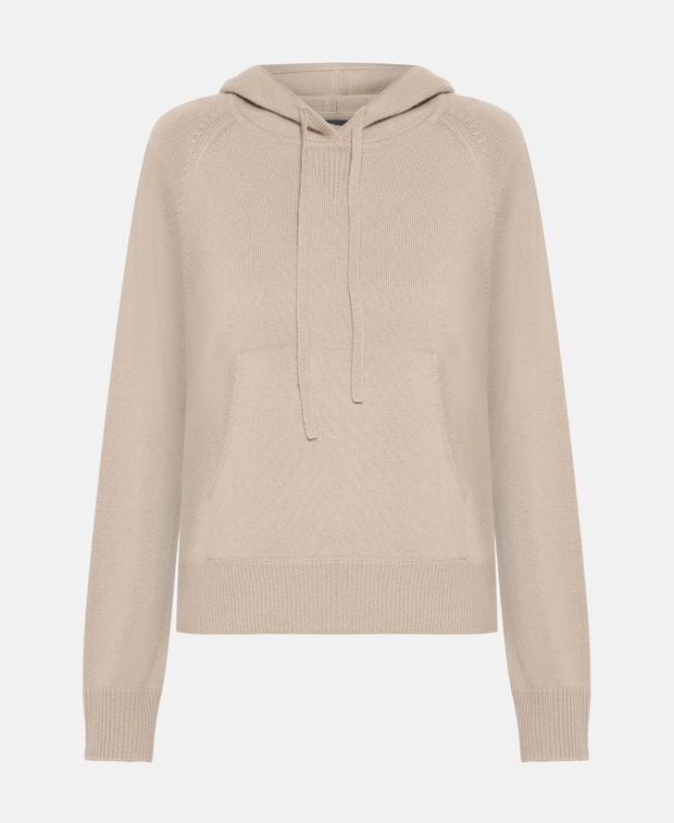arch4 Cashmere hoodie Taupe