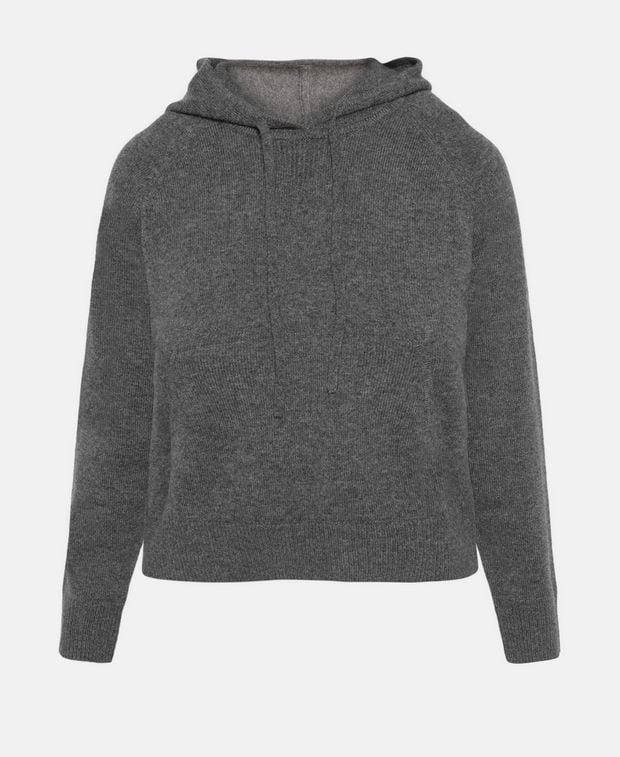 arch4 Cashmere hoodie Anthracite