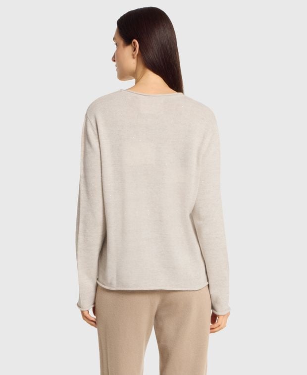 arch4 Cashmere-blend pullover Beige