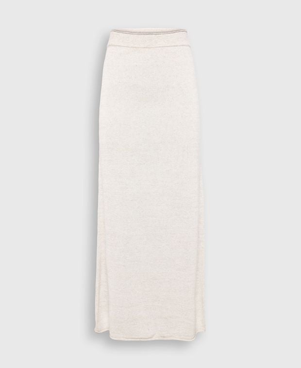 arch4 Cashmere-blend skirt Beige