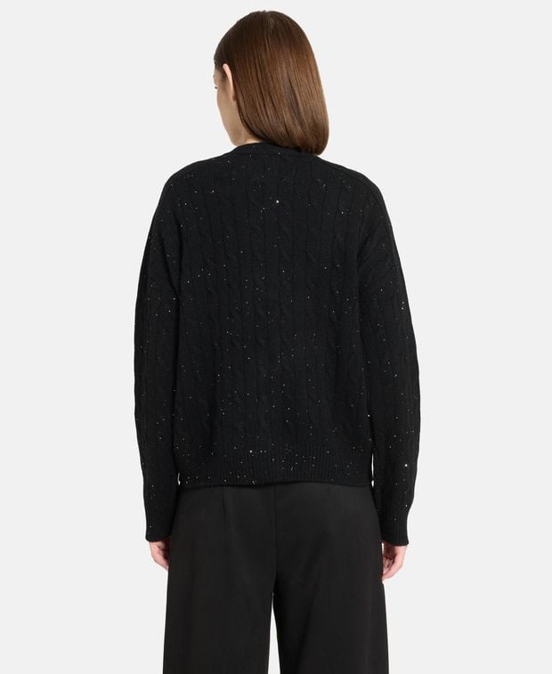 arch4 Cashmere-blend cardigan Black