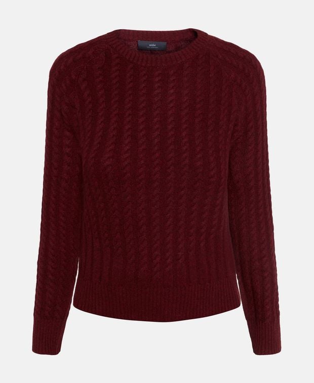 arch4 Cashmere pullover Burgundy