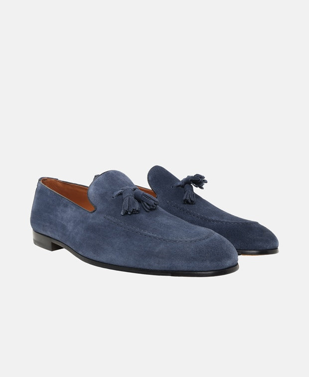 Doucal's Visone Loafers Dark Blue
