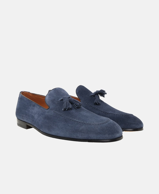 Doucal's Visone Loafers Dark Blue