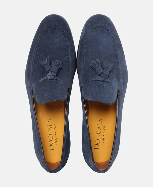 Doucal's Visone Loafers Dark Blue