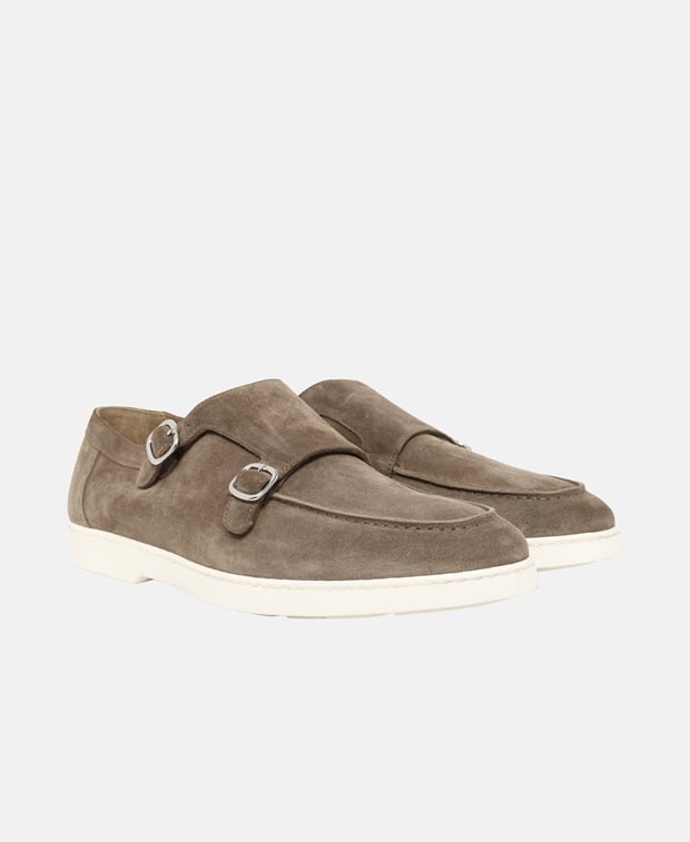 Doucal's Visone Double monkstraps Dun