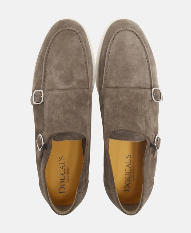 Doucal's Visone Double monkstraps Dun