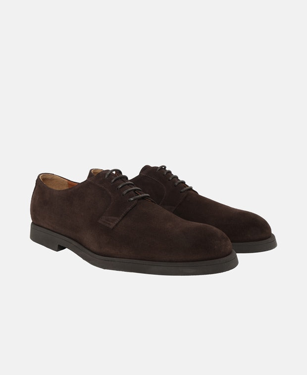 Doucal's Visone Derbys Dark Brown