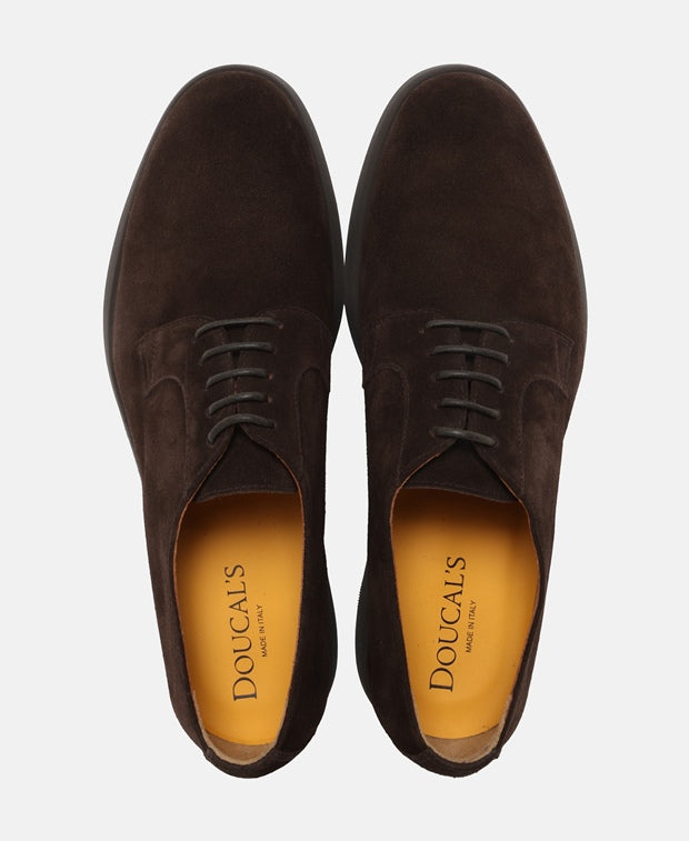 Doucal's Visone Derbys Dark Brown