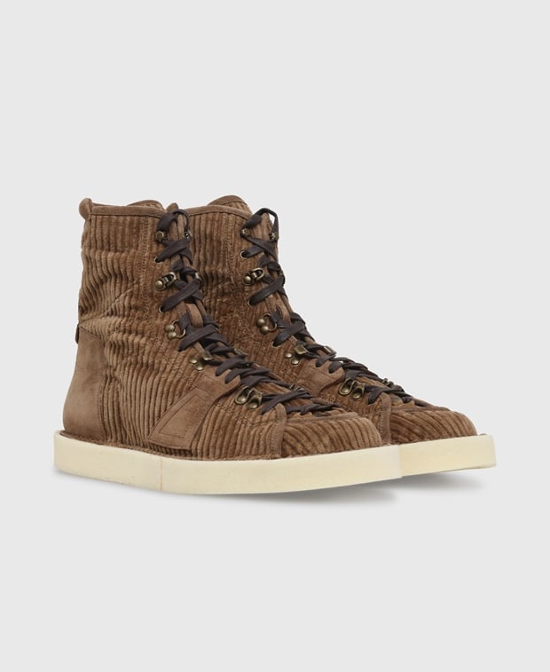 Dolce & Gabbana Modigliani Lace-up ankle boot Beige