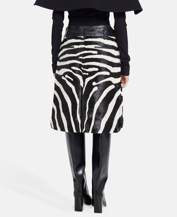 Jacquemus Leather skirt Black