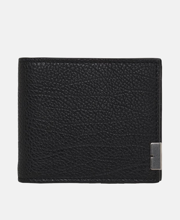 Burberry MS REG CC BILL8 LGL leather wallet Black