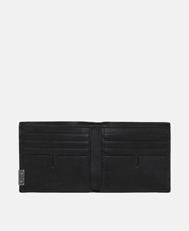 Burberry MS REG CC BILL8 LGL leather wallet Black