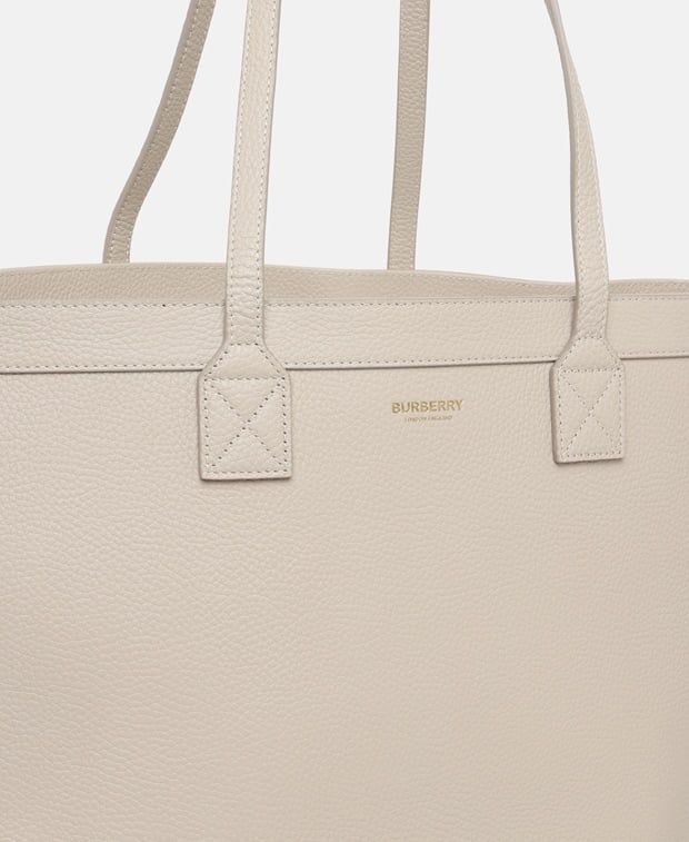 Burberry LL Md London Leather tote bag Beige