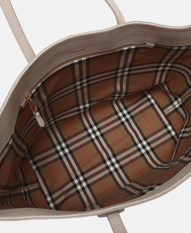 Burberry LL Md London Leather tote bag Beige