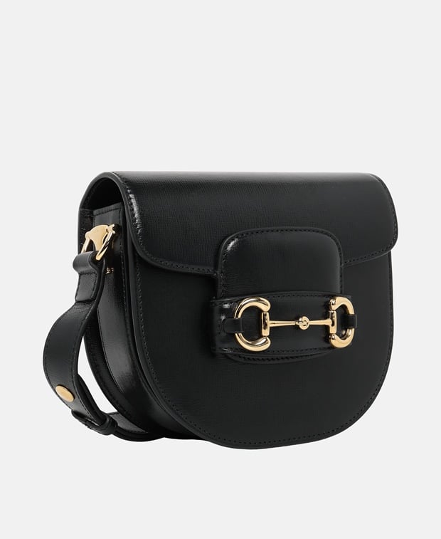 Gucci Leather shoulder bag Mini Horsebit 1955