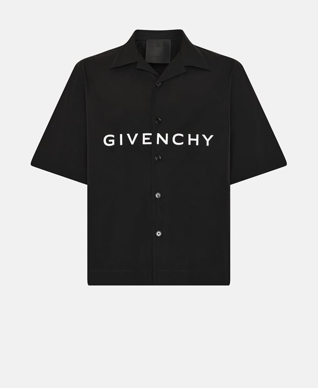 Givenchy Short-sleeved shirt - boxy fit Black