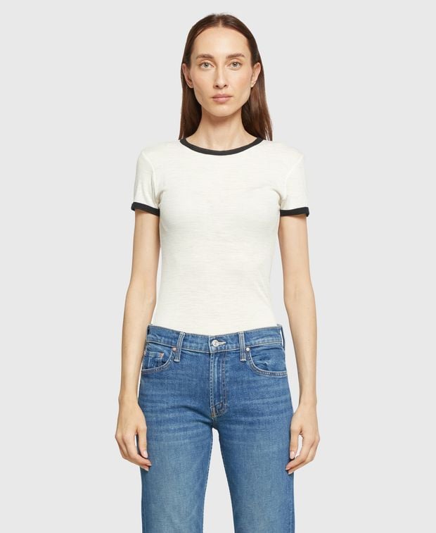 Bite Studios Wool t-shirt Two tone tee
