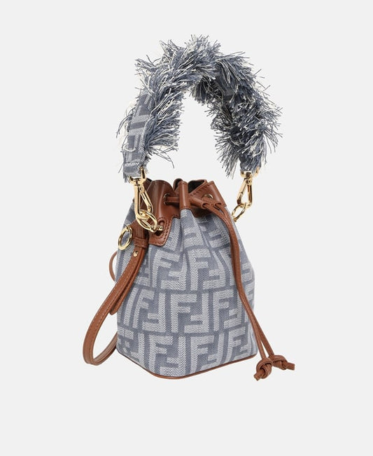 Fendi Mon Tresor Bucket bag Slate Blue