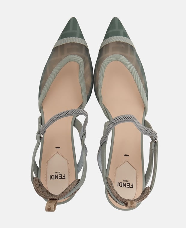 Fendi Kitten Slingback pumps