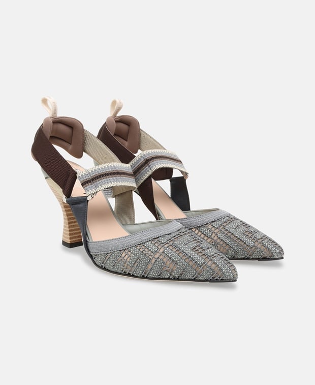 Fendi Pumps Colibri Rete