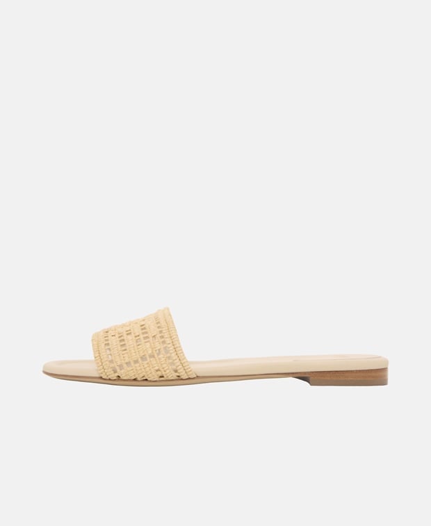 Fendi Slides Tan