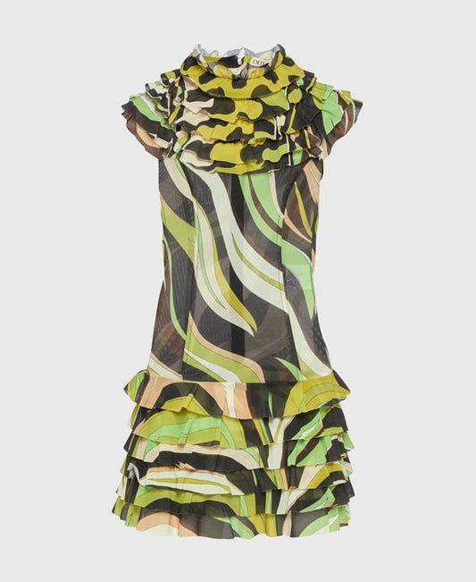 Emilio Pucci Ruffle dress