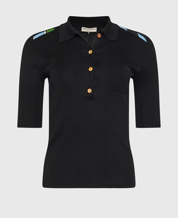 Emilio Pucci Knitted polo shirt