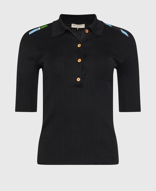 Emilio Pucci Knitted polo shirt