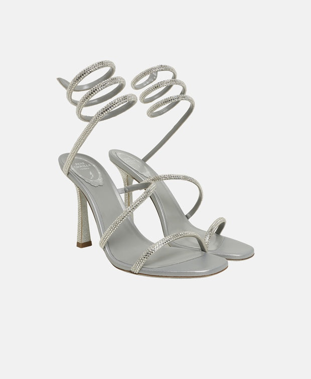 Rene Caovilla Cleo Heeled sandals Grey