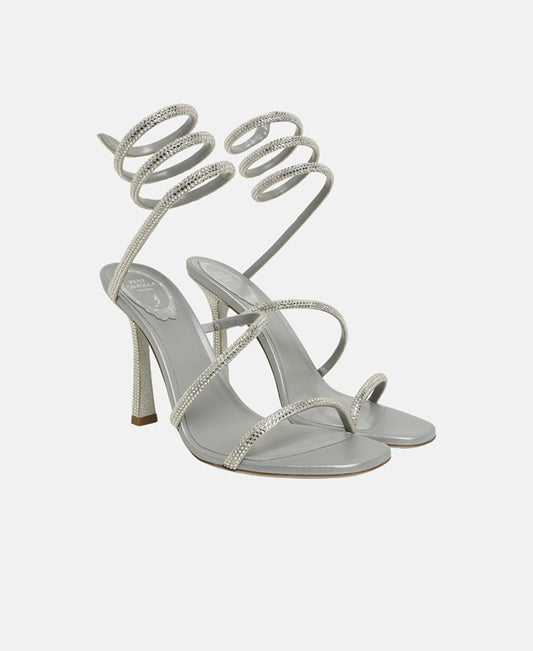 Rene Caovilla Cleo Heeled sandals Grey